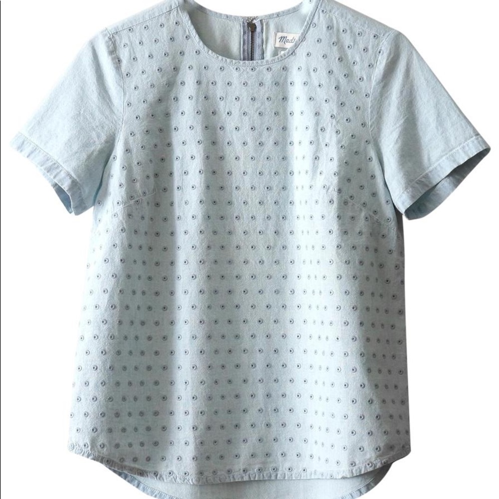 Madewell Eyelet top